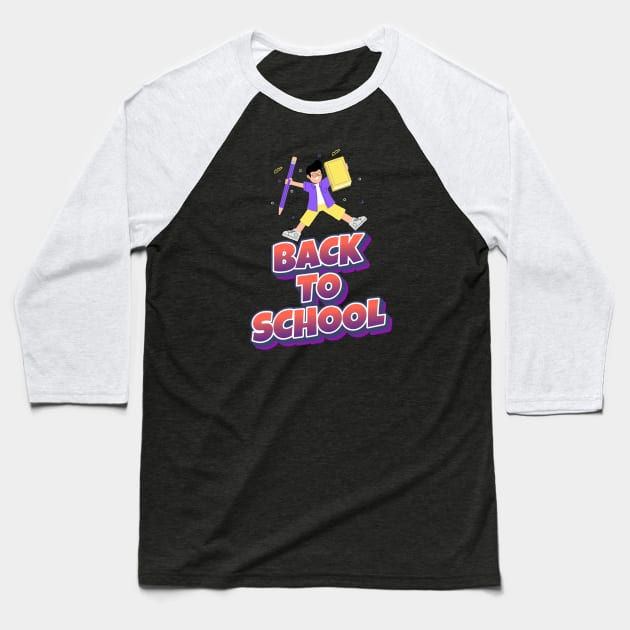 Back To School Baseball T-Shirt by MIRO-07